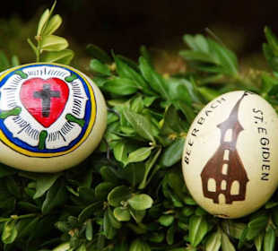 Osterbrunnen in Großgeschaidt