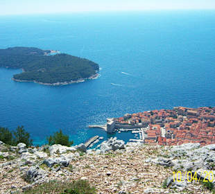Blick mit Dubrovnik