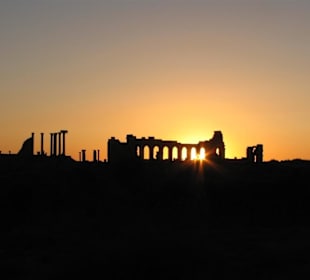 Sonnenuntergang in Volubilis