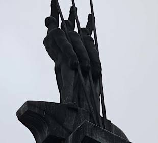 Drei Männer im Boot