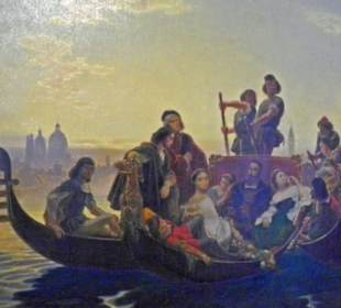 E. Leutze: Tizians Lagunenfahrt