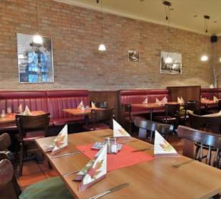 Blick in den Gastraum des Concordenhauses