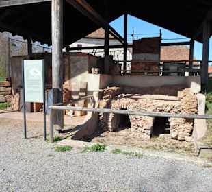 In der Ziegelproduktion des Museums