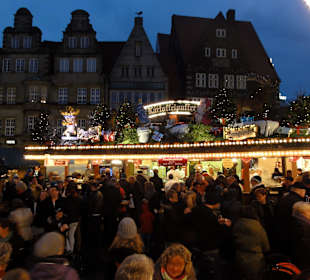 Abendlicher Bremer Weihnachtsmarkt