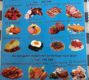 Speisekarte