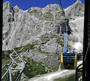 Blick nach oben aus der Talstation