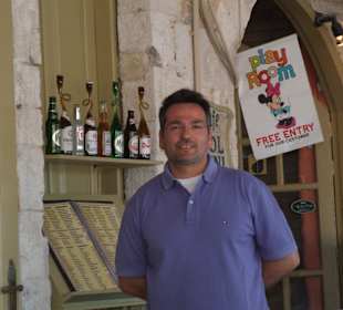 Inhaber Panos, Taverne "Mouragio", Rethymno