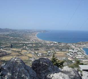Blick von der Kirche Tsambika