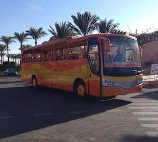 Das "Taxi" zum Waterpark Makadi