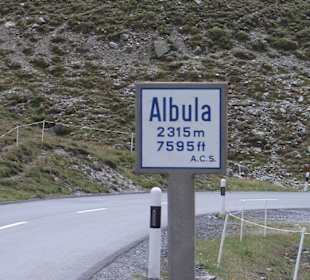 Die Passhöhe ist erreicht!