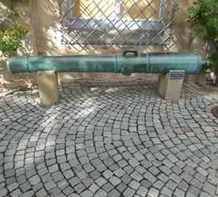 Bei der Besichtigung der Veste Coburg