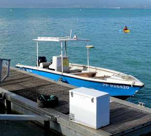 Das Fährboot im Pendelverkehr