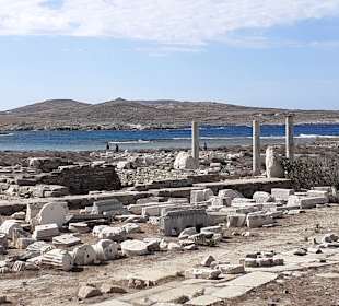 Archäologisches Anlage von Delos