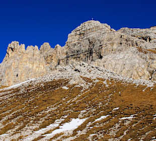 Auf dem Weg zur Latemarhütte 