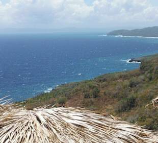 Playa Azul - Blick auf Bucht von Samana