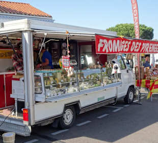Impressionen vom Wochenmarkt Saint-Cyprien-Plage