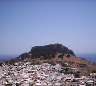 Lindos die weiße stadt am athena tempel