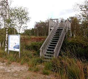 Aussichtsturm am Wanderweg