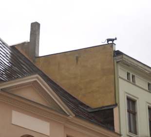 Detal kamienicy na Starym Mieście