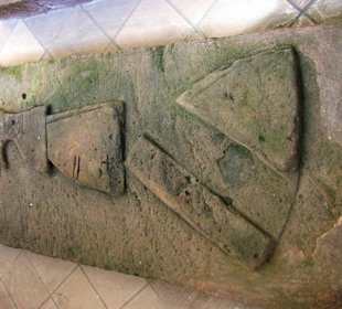 Fränkischer Adel Grabsteinplatten