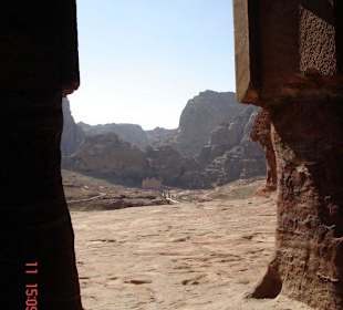 Blick aus den Gräbern der Königswand