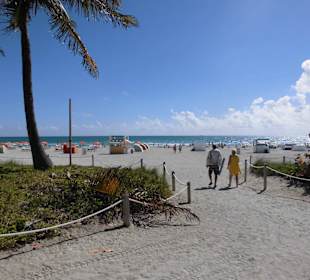 Blick auf den Strand