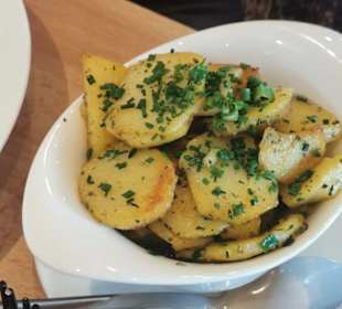 Bratkartoffen zum Wurstsalat extra