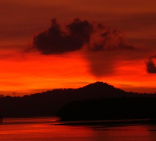 Sonnenuntergang Surin Inseln