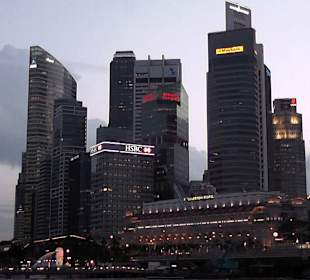 Skyline mit Fullerton Hotel