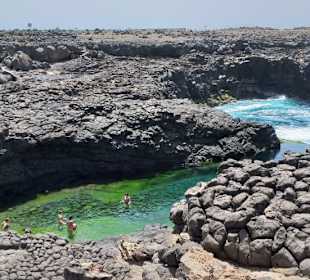 Bademöglichkeit bei der Lagune