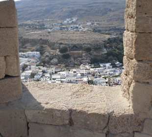 Ausblick auf Lindos