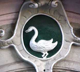 Über dem Hauseingang