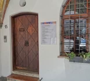 Eingang zum Museum Wasserburg