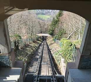 Fahrt mit der Merkurbergbahn