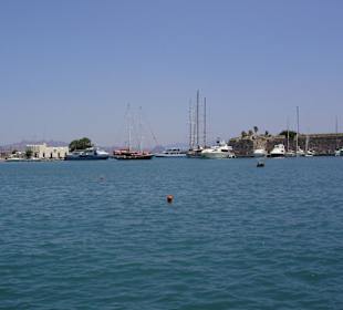 Hafen von Kos Stadt