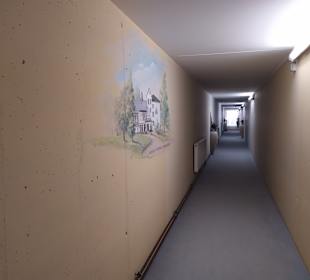 Bademantelgang vom Hotel Pyramide 