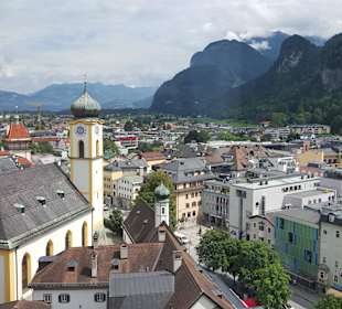 Blick auf die Stadt von oben