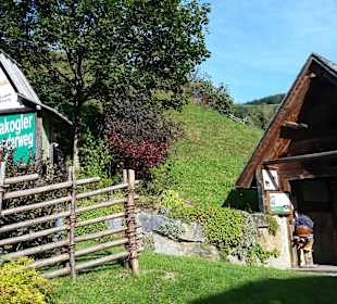 Beginn der Wanderung in Gasen