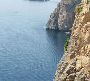 Felsenwand Akropolis