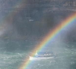 Regenbogen an den Niagarafällen