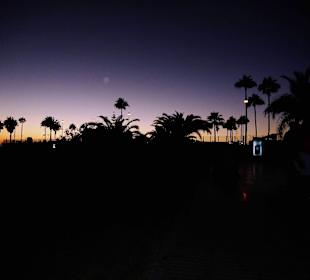 Promenade beim Abendspaziergang