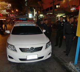 Die Polizei war immer präsent