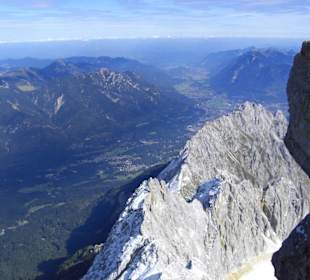 Ausflug Zugspitze, toller Ausblick