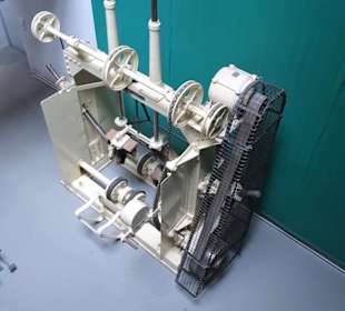 Historische Maschinen im Brauereimuseum