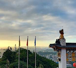 Maokong Gondel -  Rund um Tempel Station