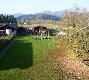 Seilbahn-Abfahrt vom 14m hohen Hochseilgarten