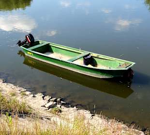 Fischerkahn vor Anker