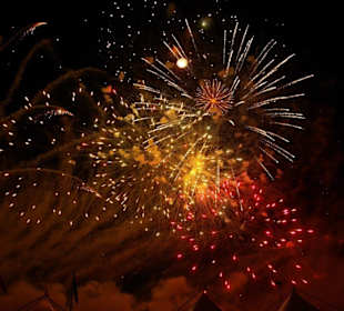 Das Abschlussfeuerwerk im Bild