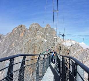 Hängebrücke am Dachstein-Gletscher