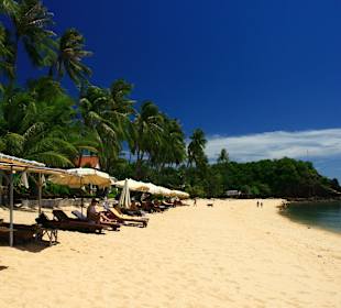 Strand Maenam beim Hotel Pinnacle Samui